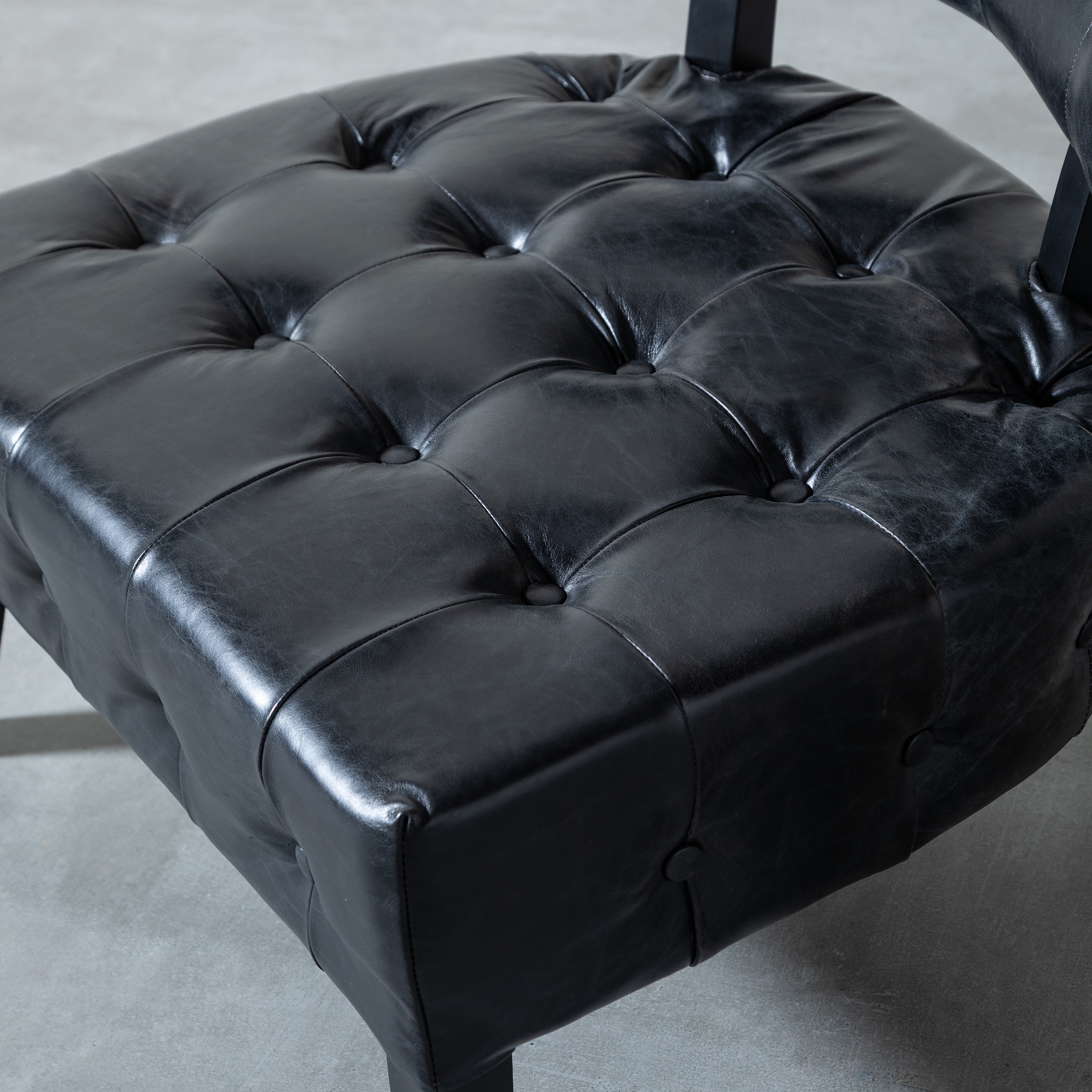 PARİS DERİ SİYAH BERJER