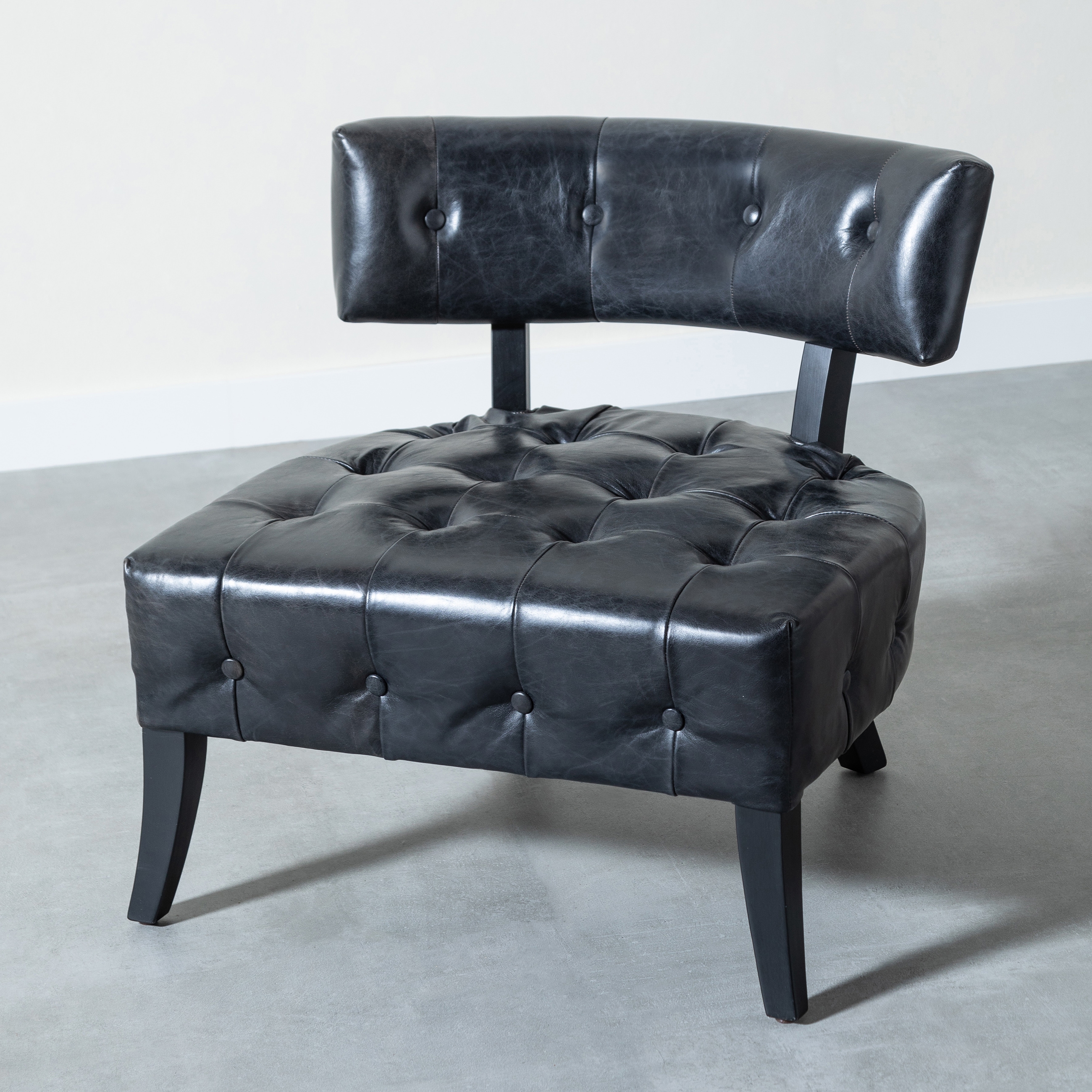 PARİS DERİ SİYAH BERJER