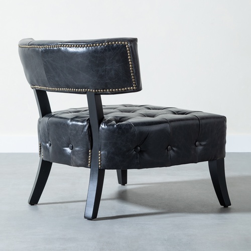 PARİS DERİ SİYAH BERJER