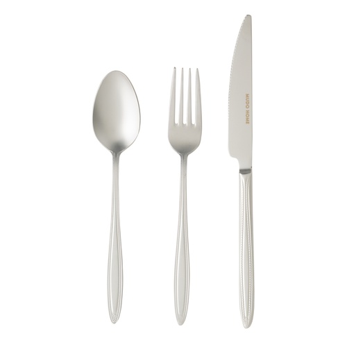 ESSEN 18 PARÇA TATLI ÇATAL KAŞIK BIÇAK SETİ MAT GÜMÜŞ