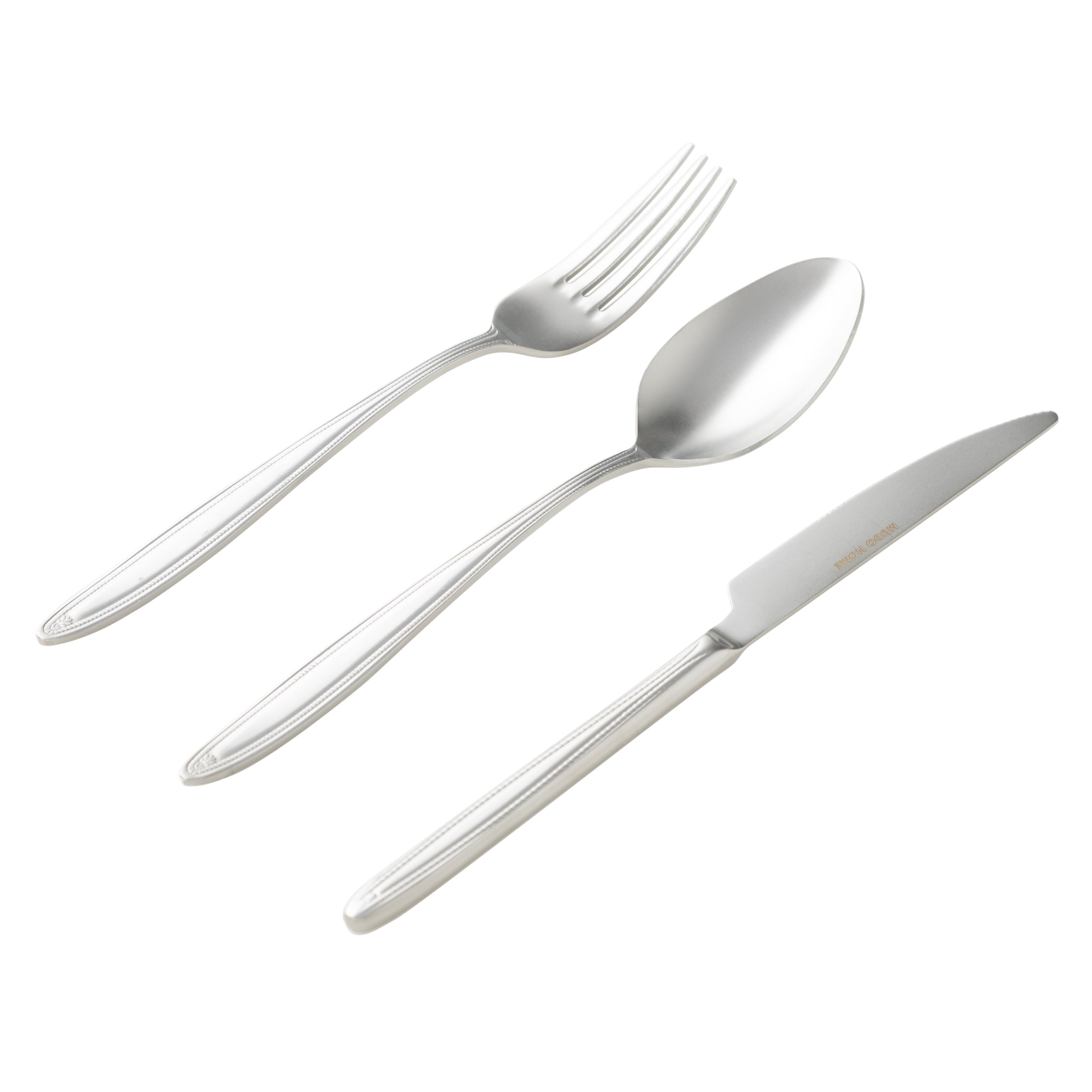 ESSEN 18 PARÇA YEMEK ÇATAL KAŞIK BIÇAK SETİ MAT GÜMÜŞ