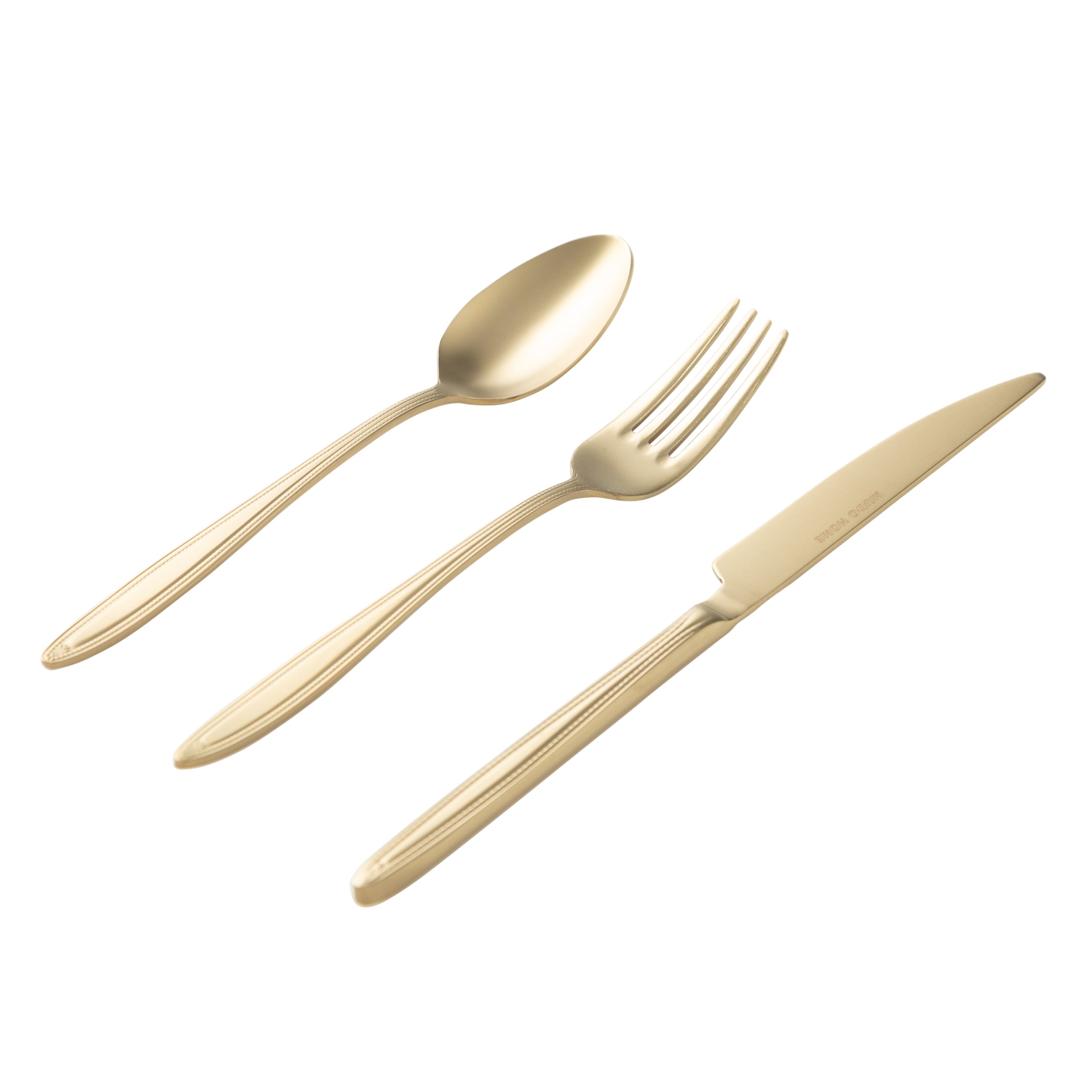 ESSEN 18 PARÇA TATLI ÇATAL KAŞIK BIÇAK SETİ MAT GOLD