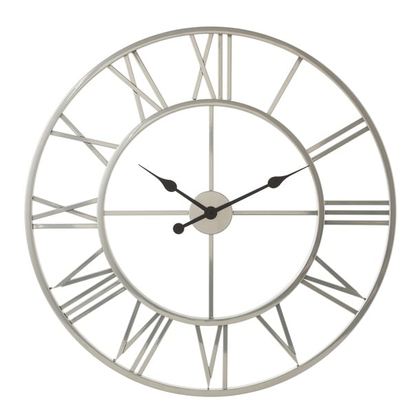 Mudo Concept Holmberg Silver Duvar Saati 76Cm