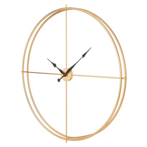 CLARA GOLD DUVAR SAATİ 90CM