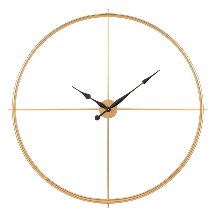 CLARA GOLD DUVAR SAATİ 90CM