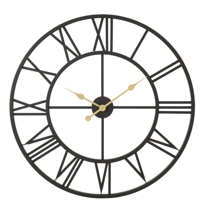 HOLMBERG BLACK DUVAR SAATİ 76CM