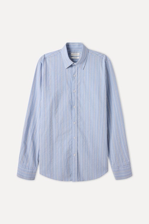 ÇİZGİLİ REGULAR FIT UZUN KOLLU GÖMLEK