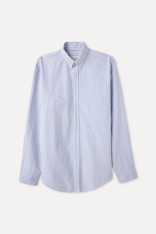 ÇİZGİLİ REGULAR FIT UZUN KOLLU GÖMLEK