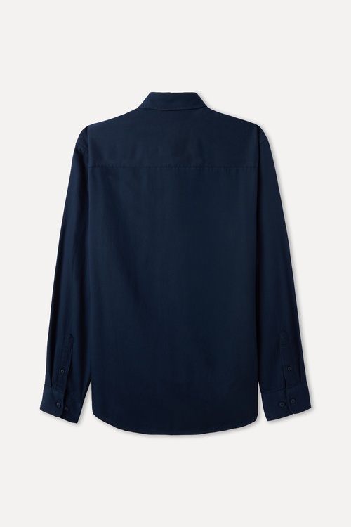  LİYOSEL KARIŞIMLI REGULAR FIT UZUN KOLLU GÖMLEK