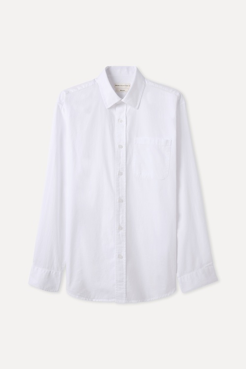 REGULAR FIT TEK CEPLİ UZUN KOLLU GÖMLEK