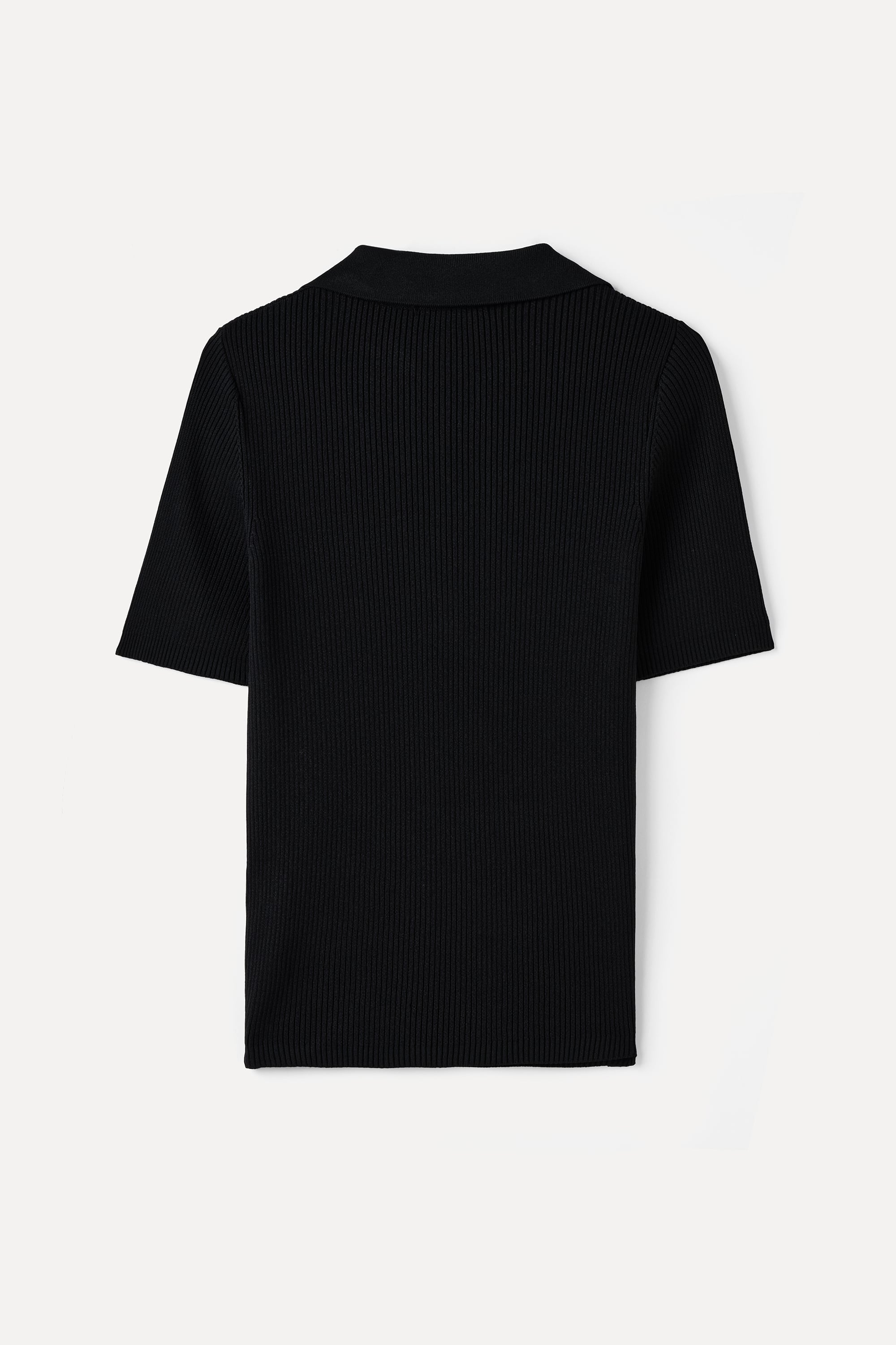 FITTED POLO YAKA KISA KOLLU TRİKO KAZAK