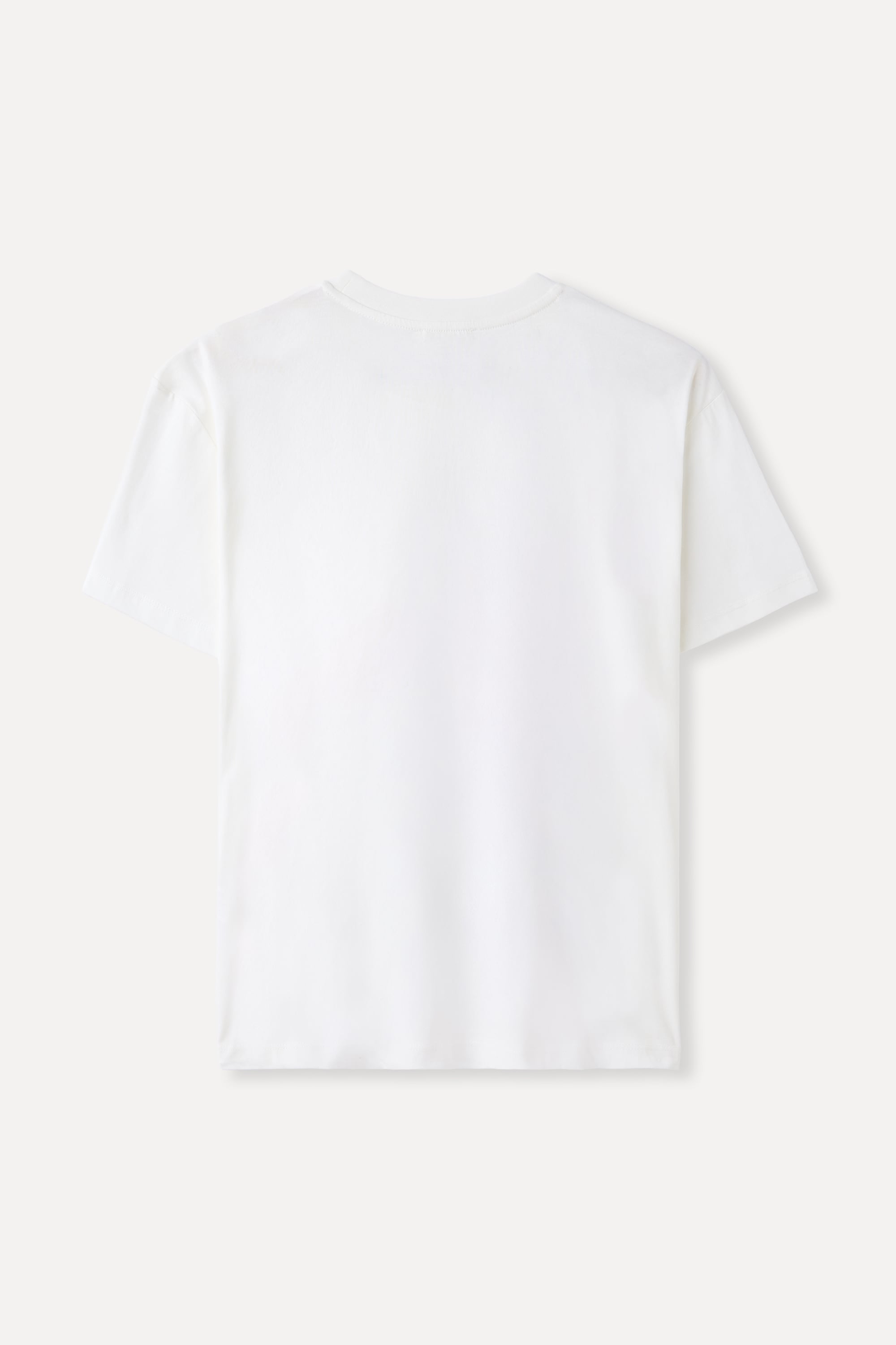 BASKILI BİSİKLET YAKA T-SHIRT