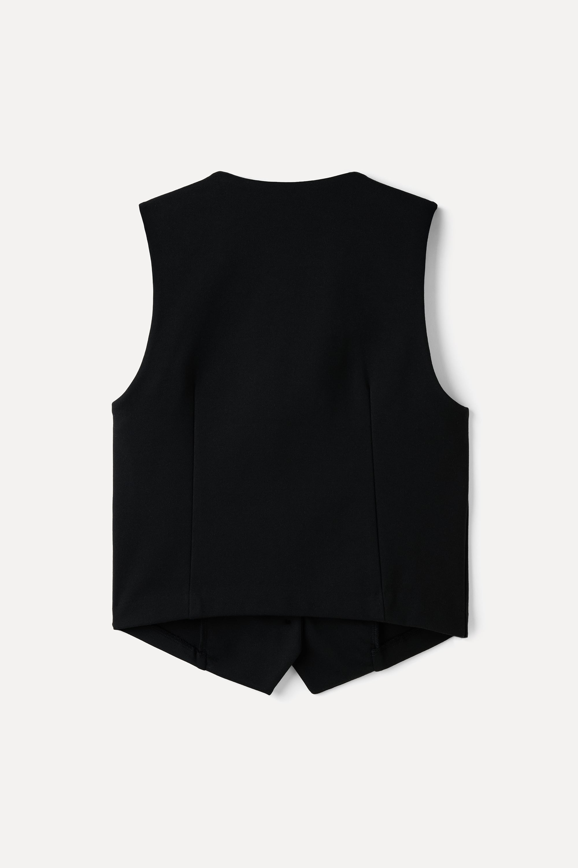 FITTED V YAKA DÜĞMELİ YELEK