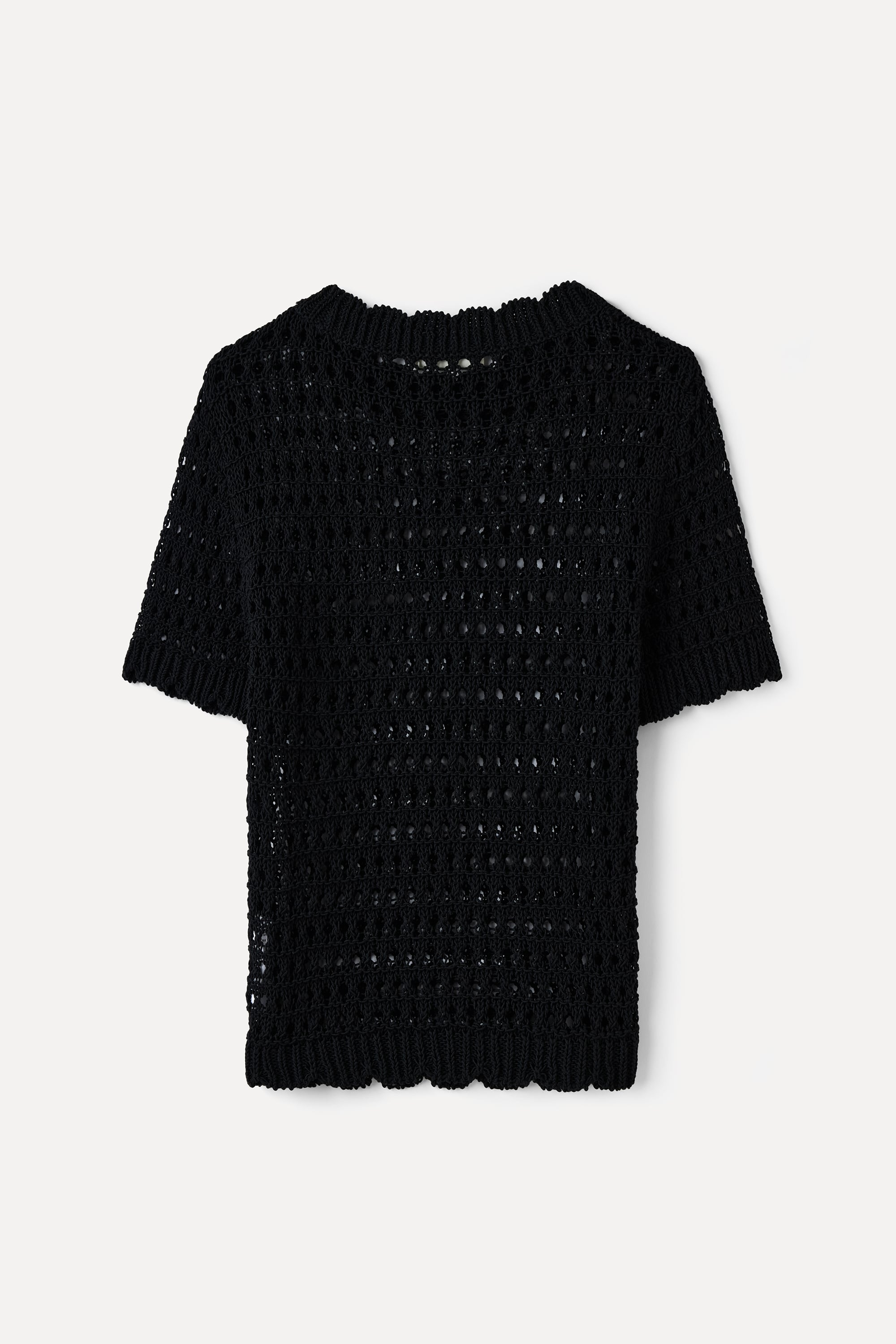 JAKARLI ÖRME KISA KOLLU KAZAK