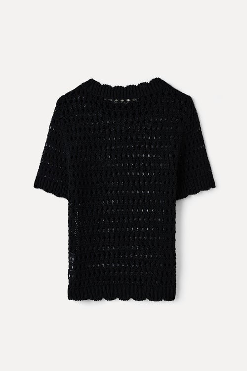  JAKARLI ÖRME KISA KOLLU KAZAK