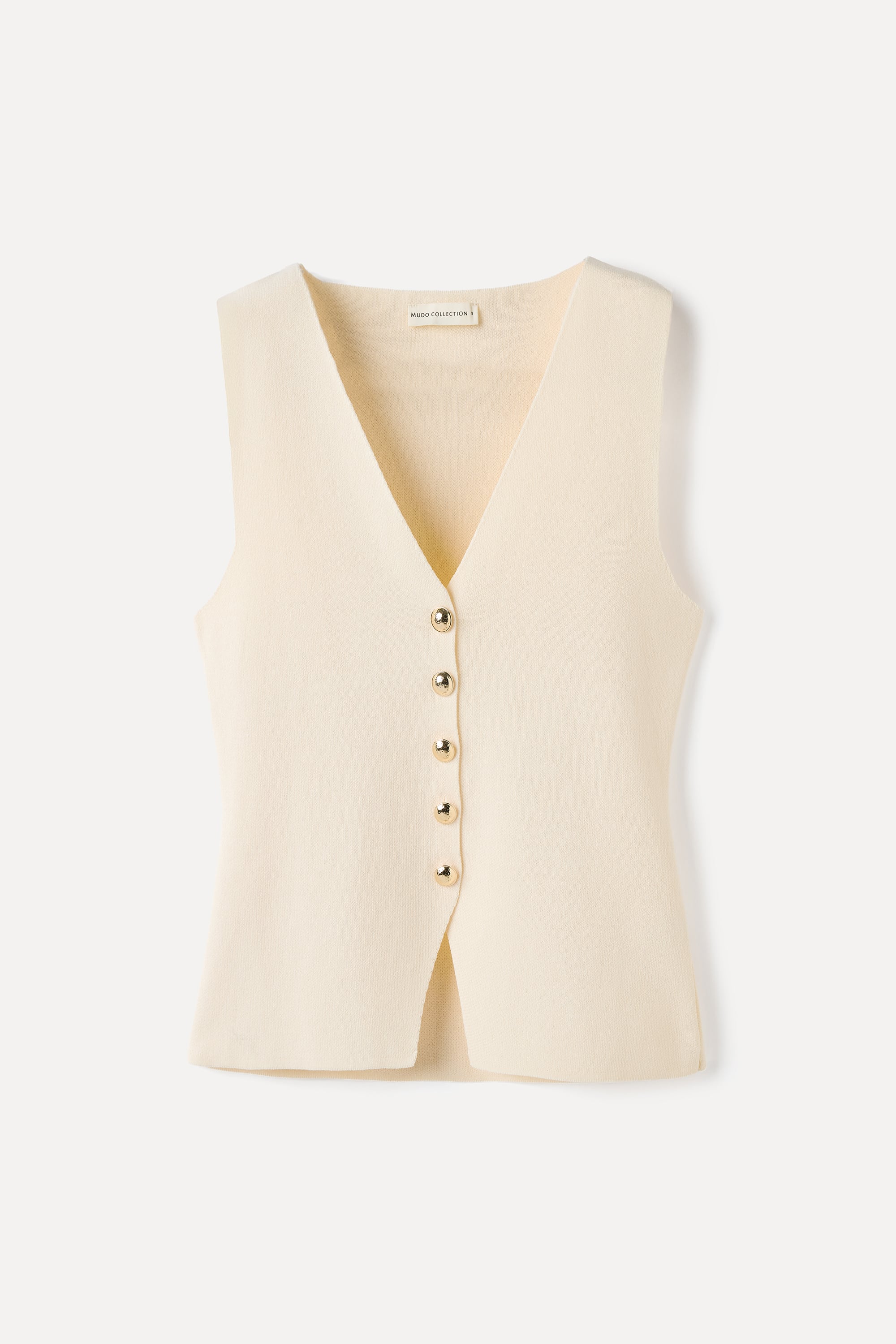 FITTED V YAKA TRİKO YELEK