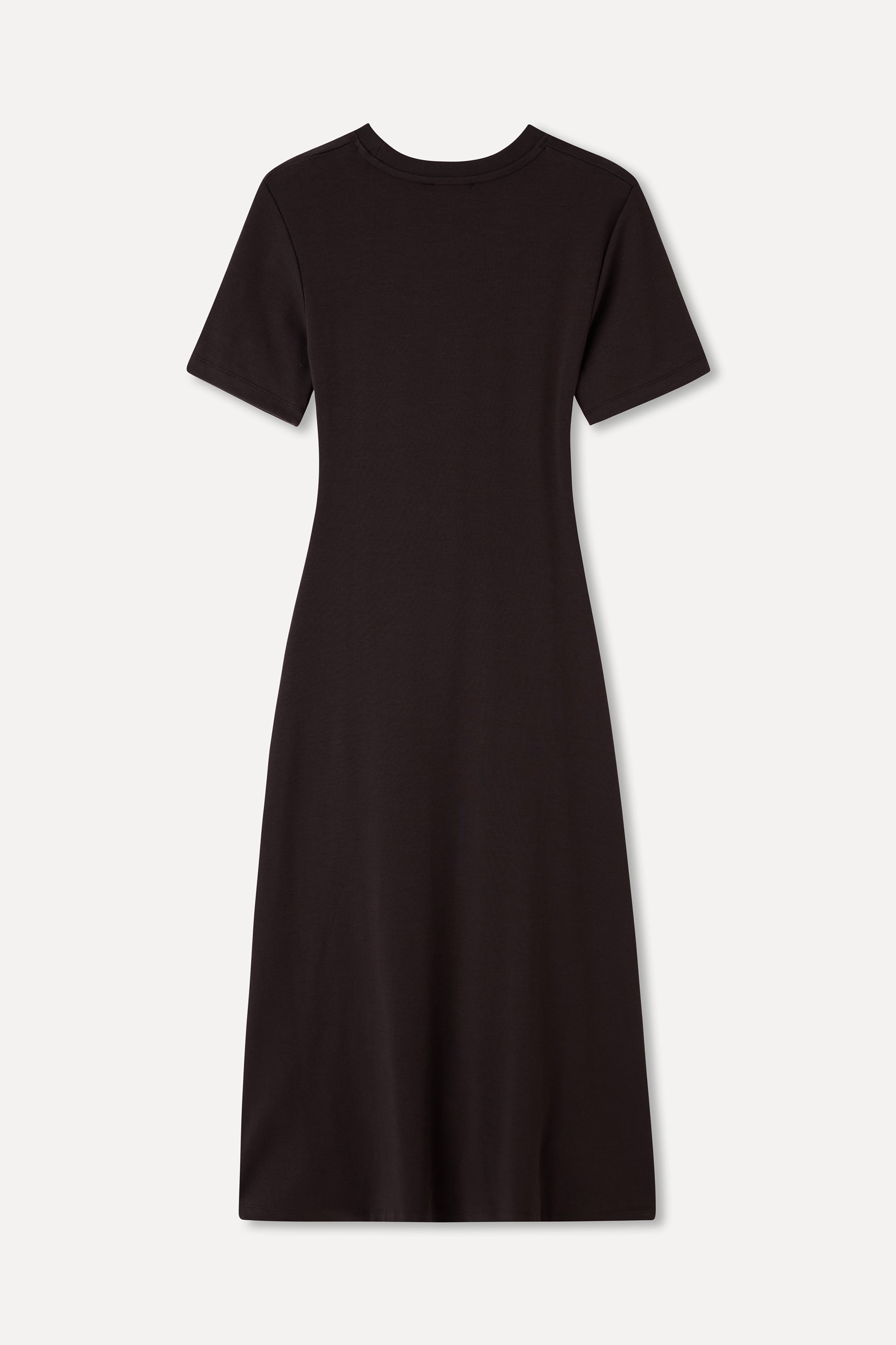 FITTED BÜZGÜLÜ YIRTMAÇLI MİDİ ELBİSE