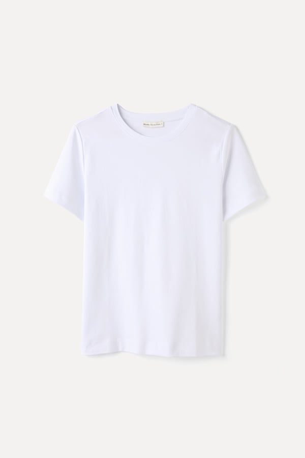 OVERSIZE BİSİKLET YAKA T-SHIRT