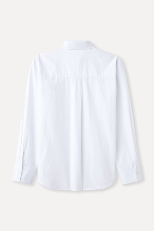 NAKIŞLI OVERSIZE UZUN KOLLU GÖMLEK