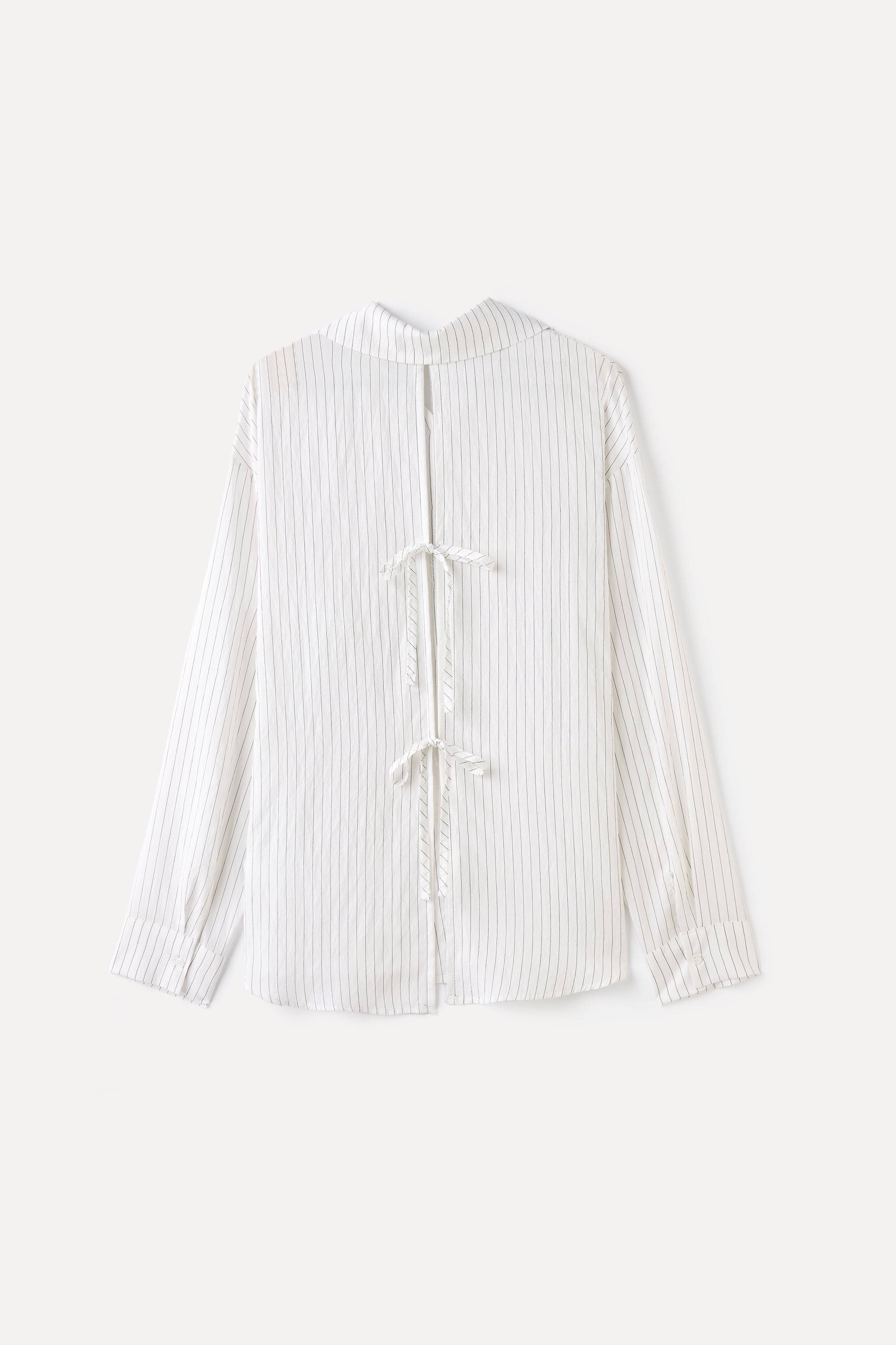 ÇİZGİLİ OVERSIZE UZUN KOLLU GÖMLEK