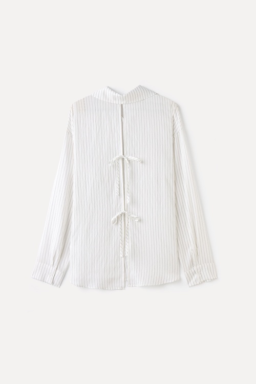  ÇİZGİLİ OVERSIZE UZUN KOLLU GÖMLEK