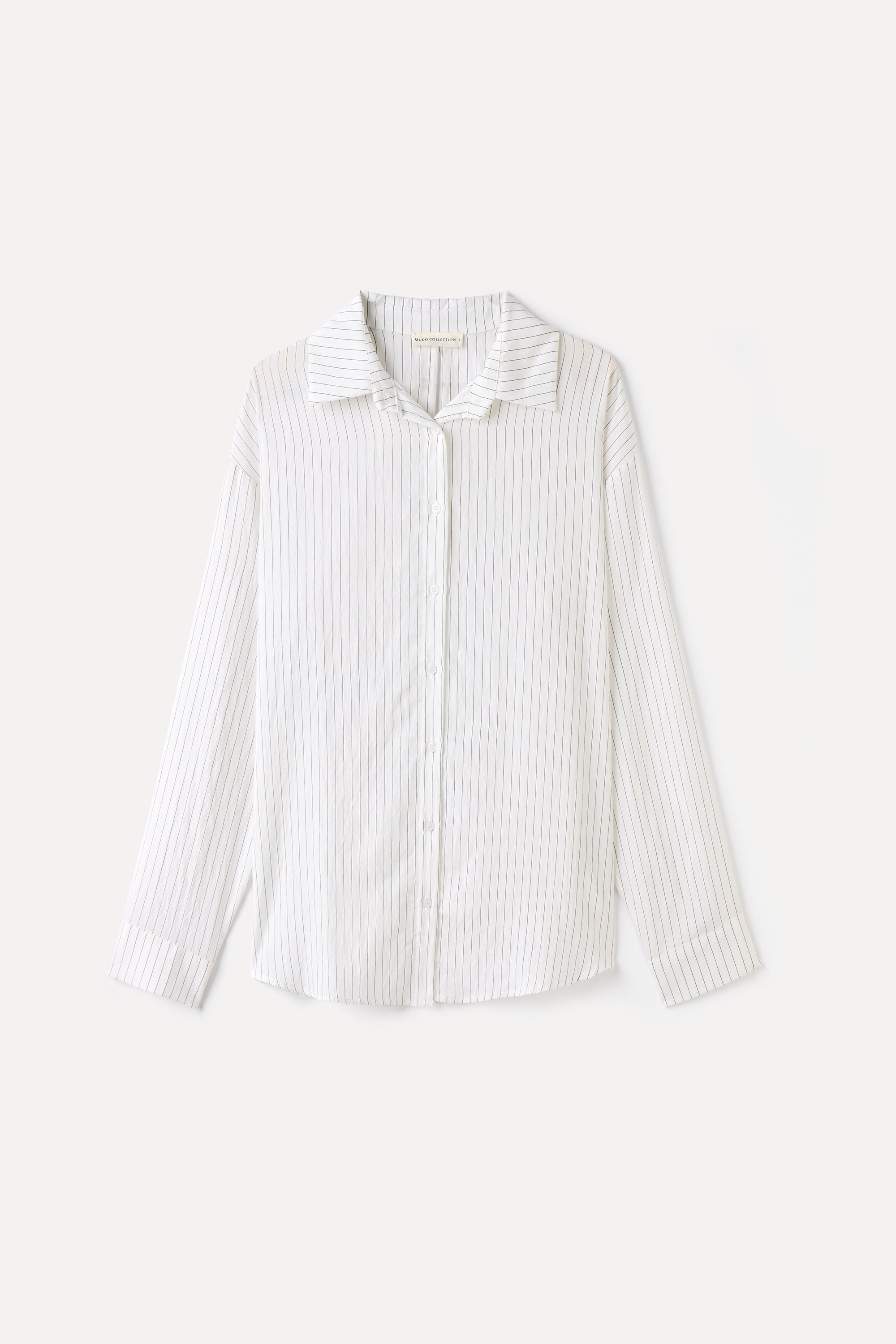 ÇİZGİLİ OVERSIZE UZUN KOLLU GÖMLEK