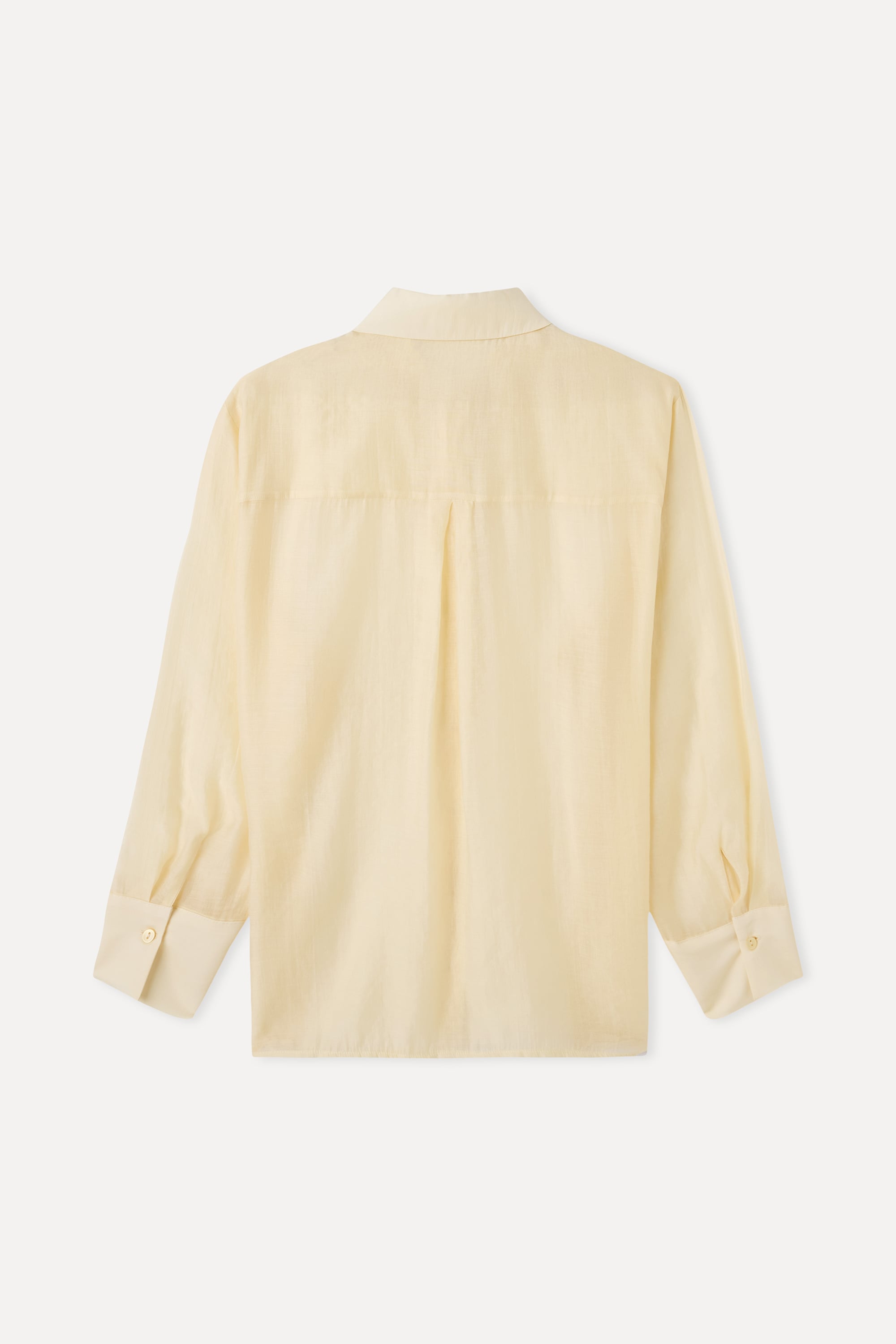 LİYOSEL KARIŞIMLI OVERSIZE UZUN KOLLU GÖMLEK