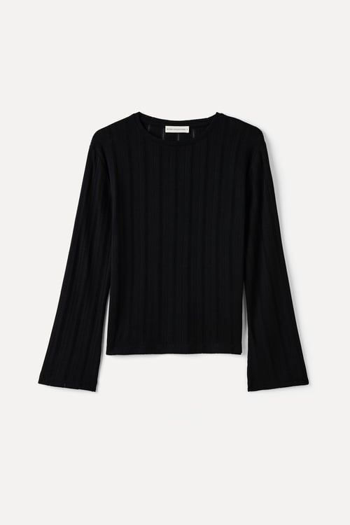 FİTİLLİ UZUN KOLLU BLUZ