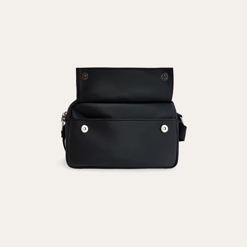 DERİ GÖRÜNÜMLÜ OMUZ ÇANTASI