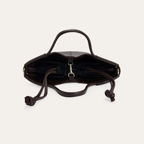 DERİ GÖRÜNÜMLÜ SHOPPER OMUZ ÇANTASI