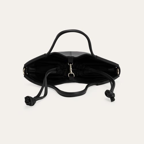 DERİ GÖRÜNÜMLÜ SHOPPER OMUZ ÇANTASI