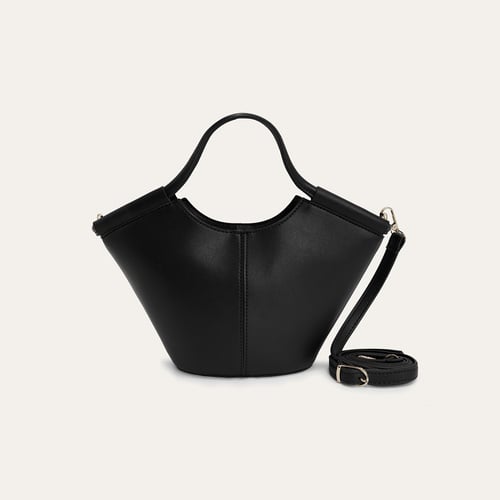 DERİ GÖRÜNÜMLÜ SHOPPER OMUZ ÇANTASI