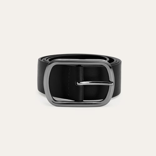 GENİŞ TOKALI DERİ GÖRÜNÜMLÜ KEMER