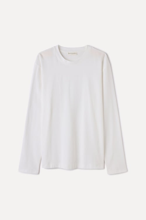 FİTİLLİ BİSİKLET YAKA UZUN KOLLU T-SHIRT