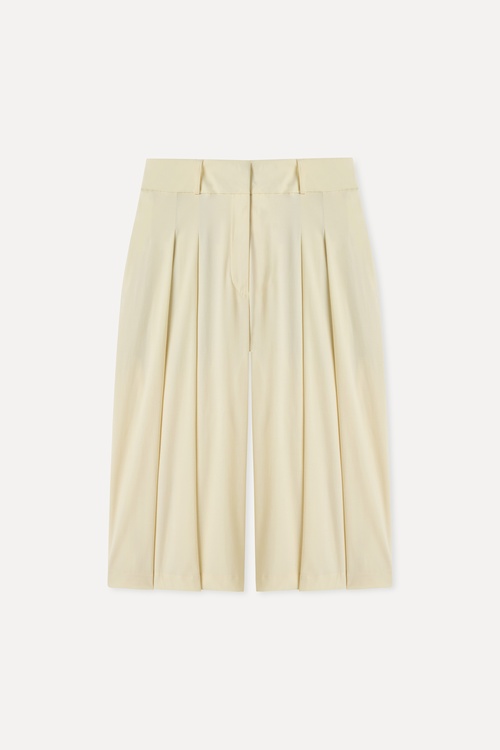  PİLELİ MİDİ BERMUDA ŞORT