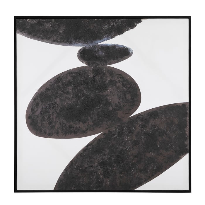 THAI STONE ÇERÇEVELİ YAĞLIBOYA TABLO 100X100 CM