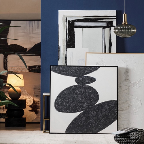 THAI STONE ÇERÇEVELİ YAĞLIBOYA TABLO 100X100 CM