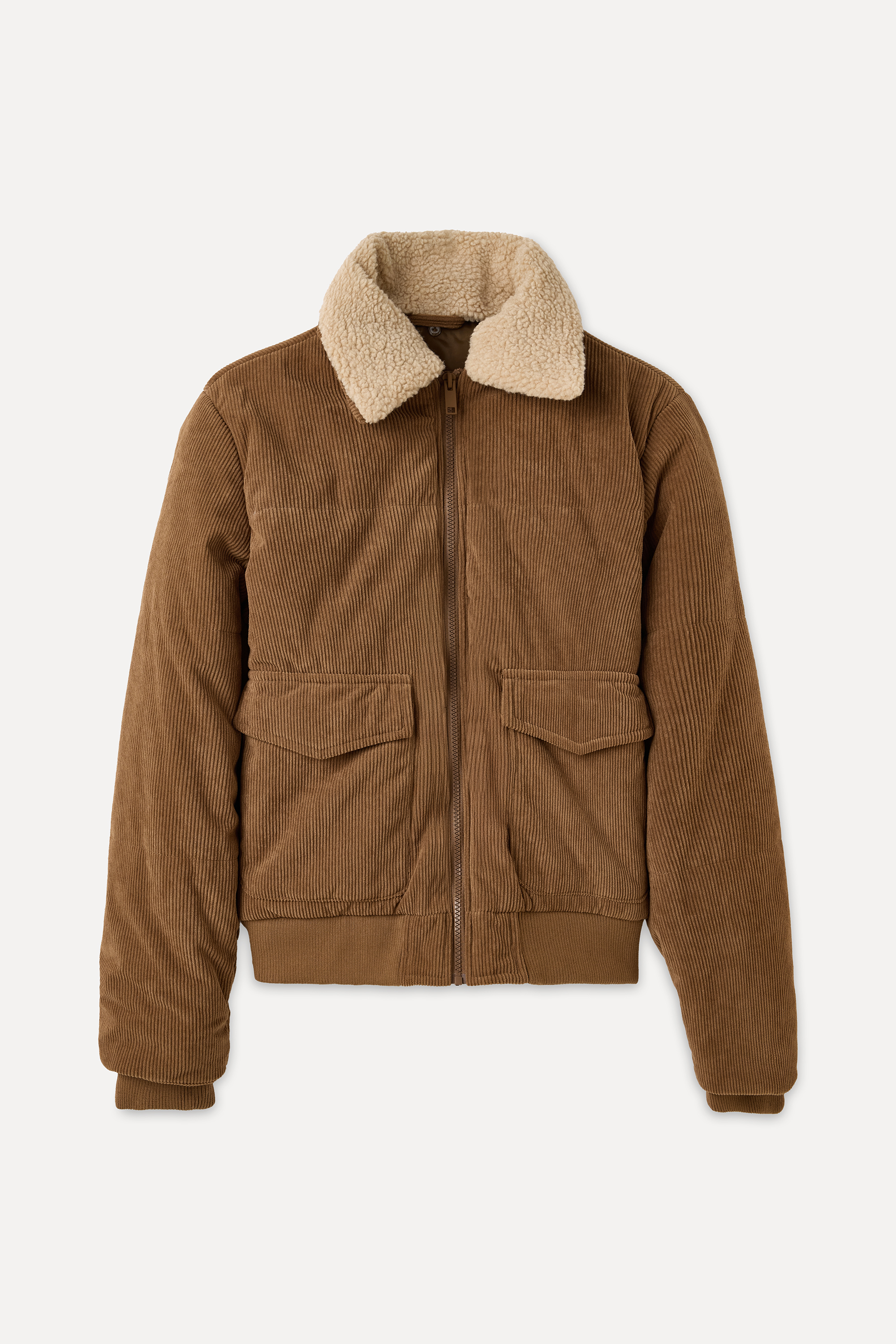 KÜRK YAKA KADİFE DOKULU MONT CEKET