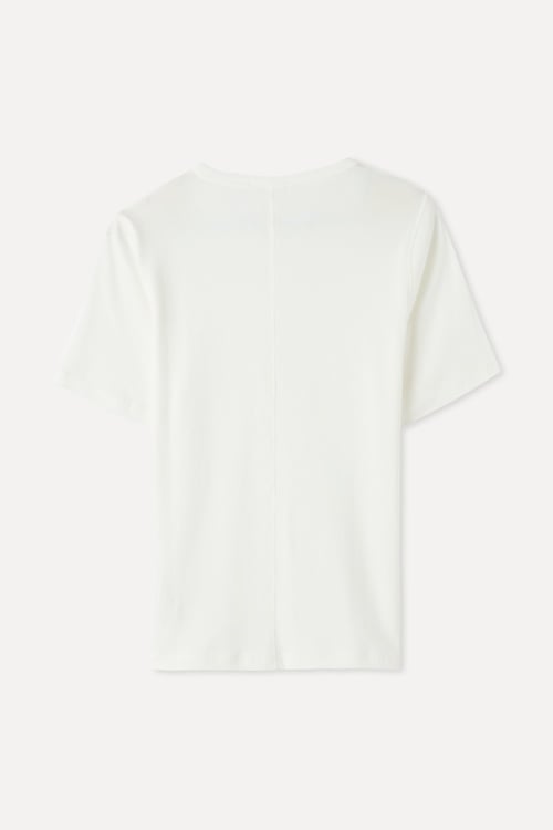 FITTED BİSİKLET YAKA T-SHIRT