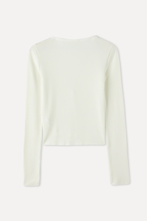  HIRKA GÖRÜNÜMLÜ V YAKA BLUZ