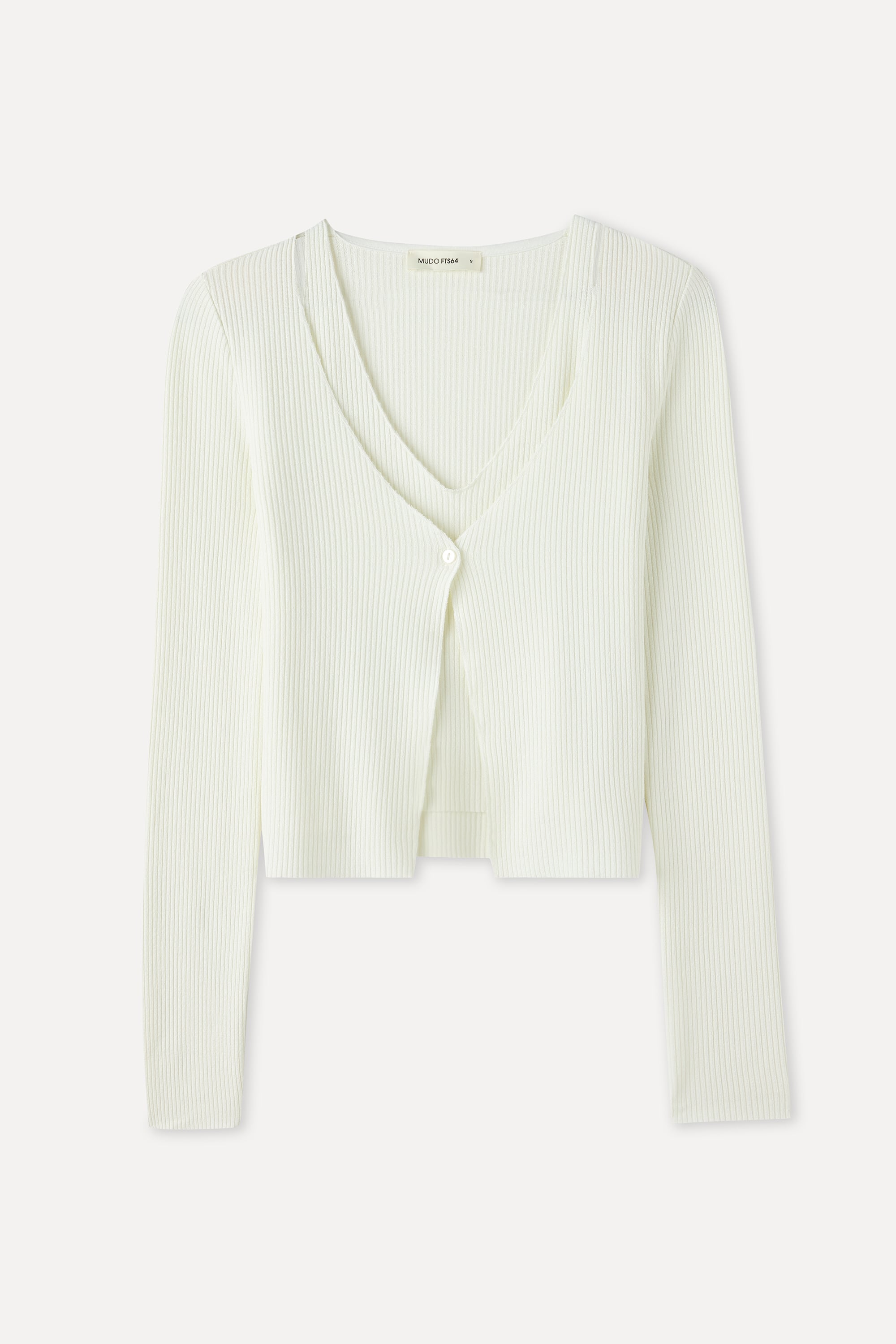 HIRKA GÖRÜNÜMLÜ V YAKA BLUZ