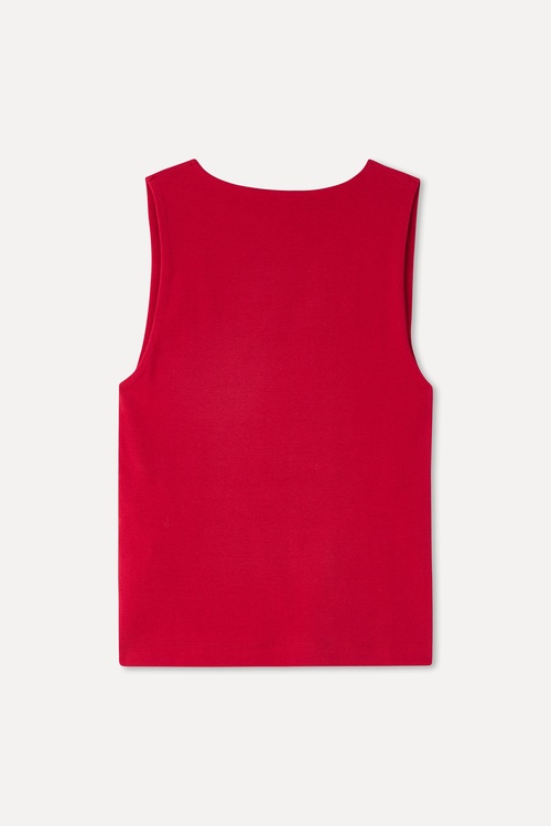 FITTED U YAKA KOLSUZ BLUZ