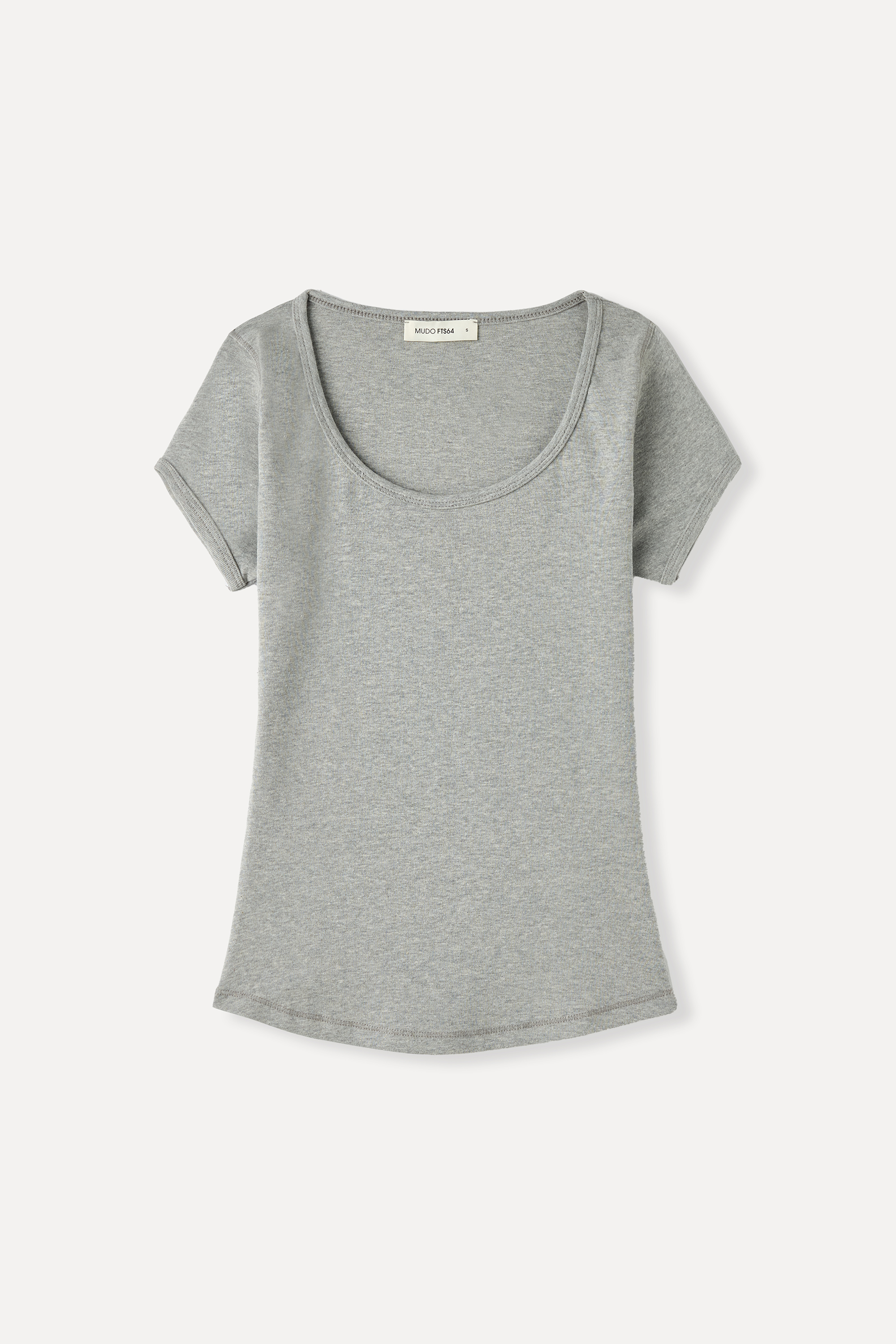 FITTED BİSİKLET YAKA T-SHIRT