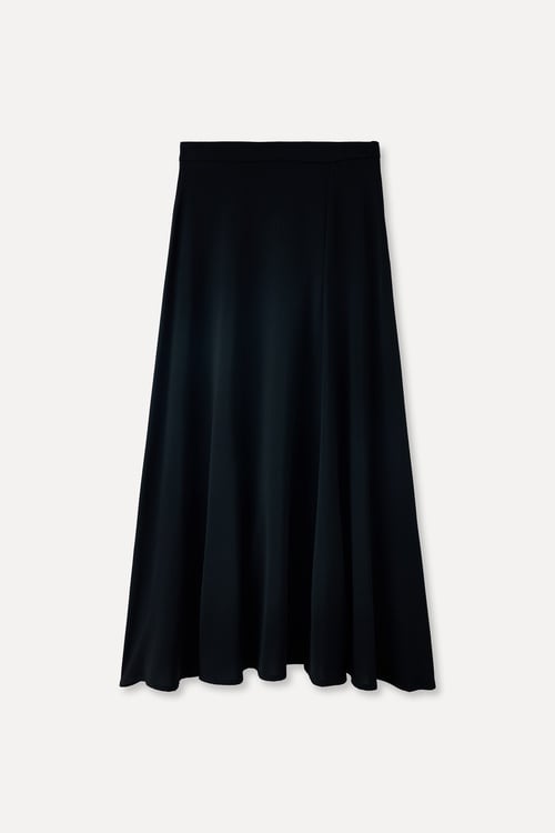 BELİ LASTİKLİ KLOŞ MİDİ ETEK