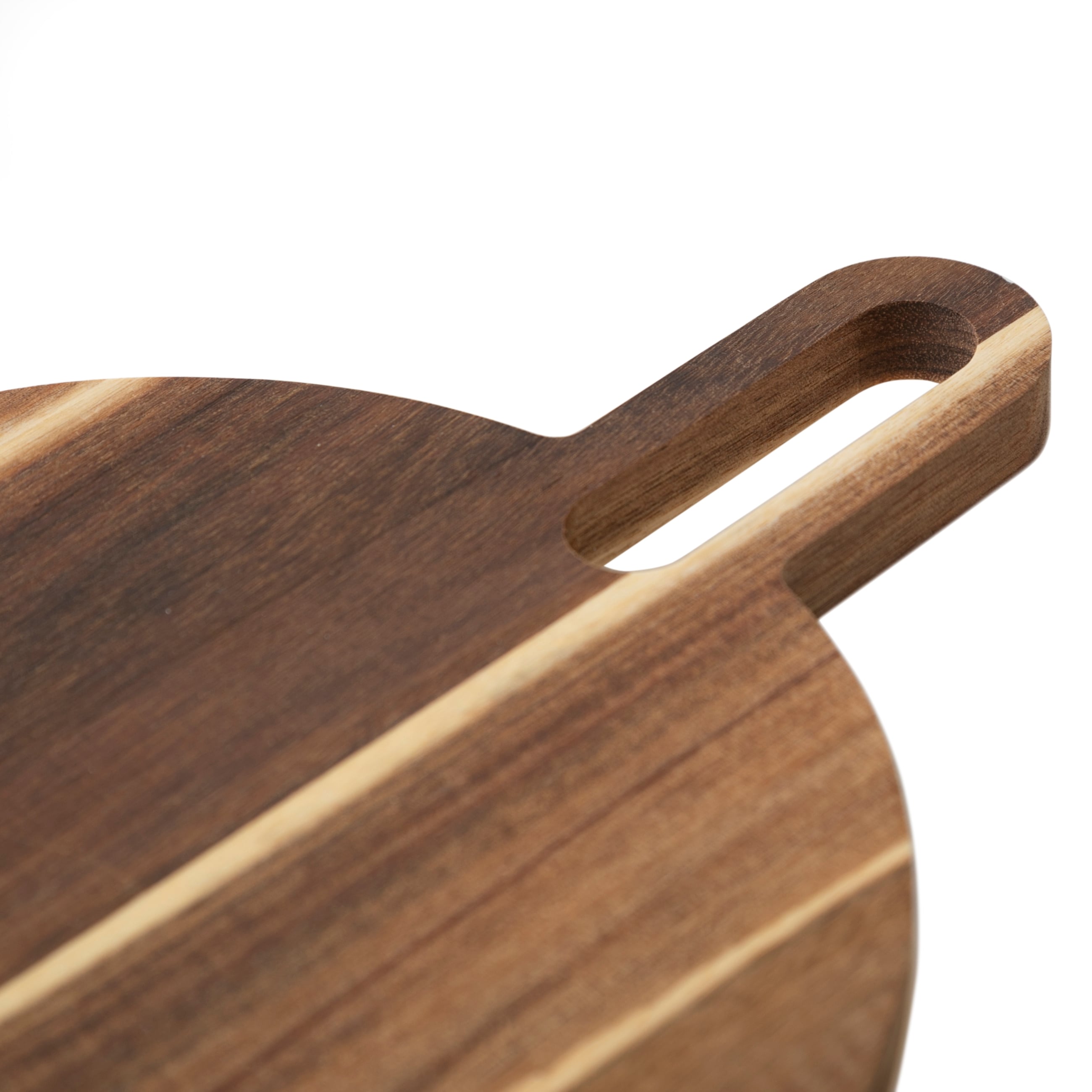 AKASYA YUVARLAK KESİM TAHTASI 21 CM