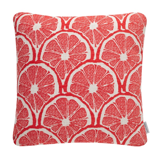 Mudo Home  Citrus Kırlent Kırmızı 45X45 Cm