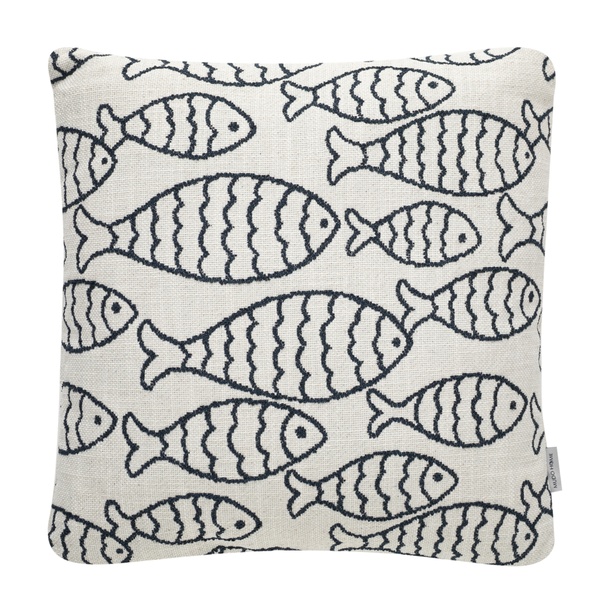 Mudo Home  Marin Wave Kırlent Ekru 45X45 Cm