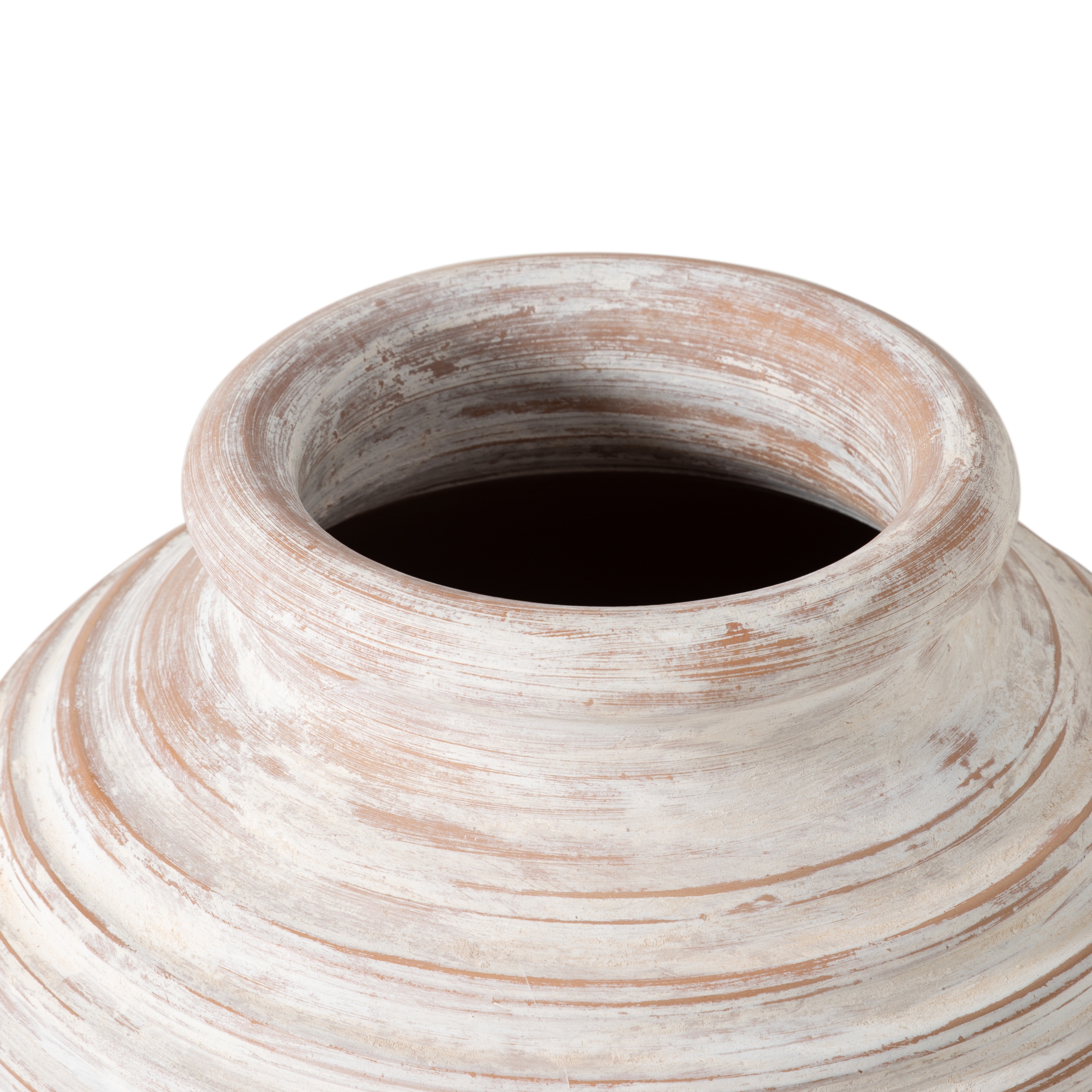 OTRANTO ANTİK BEYAZ SAKSI 65 CM