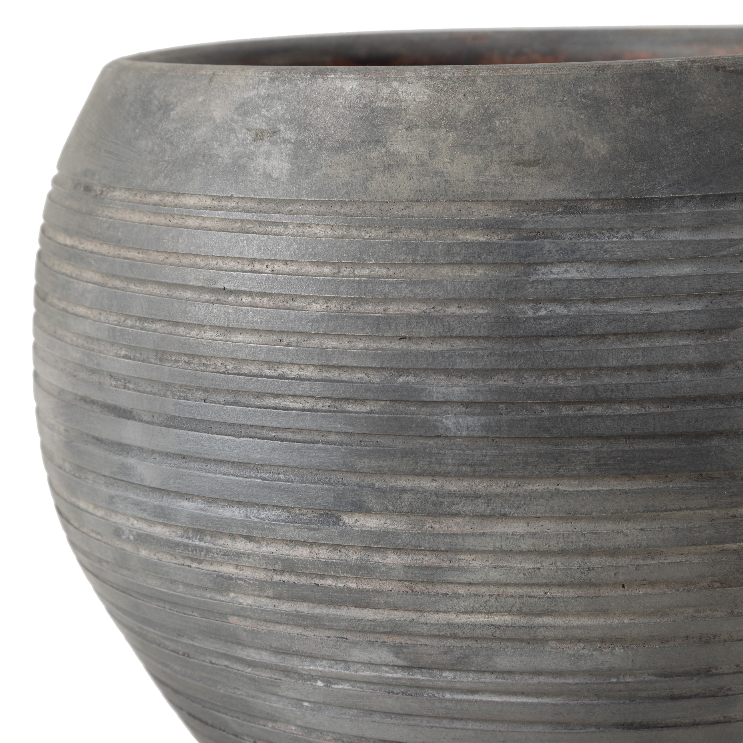 AVORIA GRİ SAKSI 30X28 CM