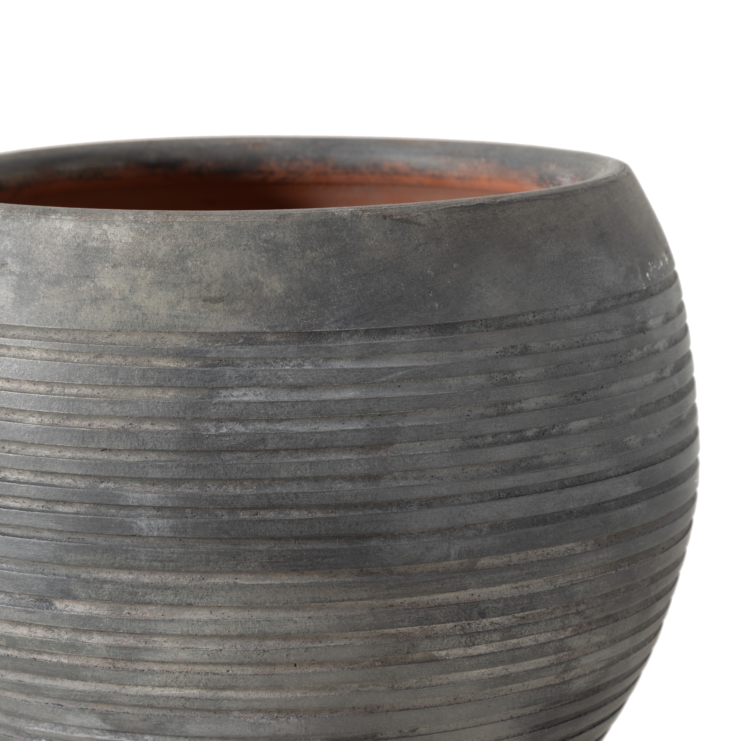 AVORIA GRİ SAKSI 30X28 CM